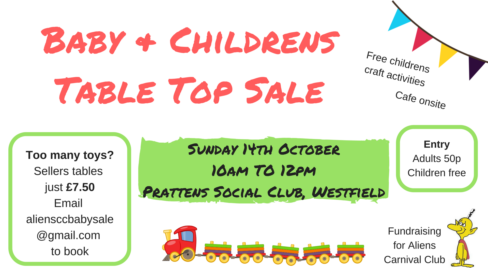 Baby &amp; Childrens Table Top Sale