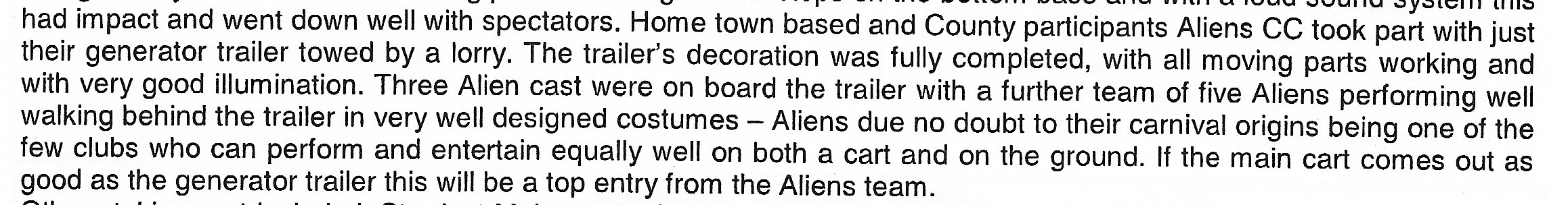 2007 South West Carnival Newsletter about Frome (Oct 2007)